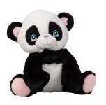 Pandabär mit hübschen Augen sitzend
