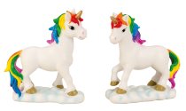 unicorn "rainbow" standing h=13cm