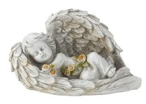 Angel lying in wings w=19cm