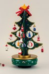 X-mas Tree wooden music box only green
