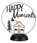 Metal decoration "Happy Moments" with