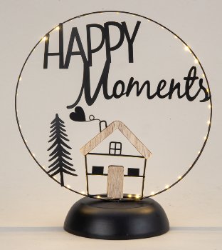 Metal decoration "Happy Moments" with