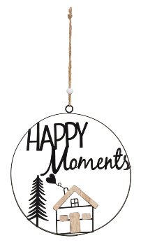 Metal decoration "Happy Moments" for