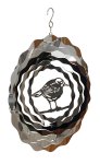 Stainless steel spinner "bird" for