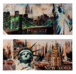 Bilddrucke 'New-York' 100cmx45cmx3cm