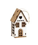 Wooden house for hanging h=7,5cm