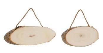 Holztafeln zum Aufhängen h=7-8cm
