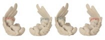 Baby angel liying in wings h=8,5cm