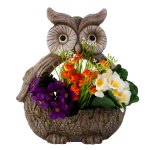 Planting decoration owl h=33cm w=28cm