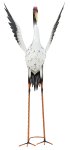 Metal stork standing h=82cm w=42cm