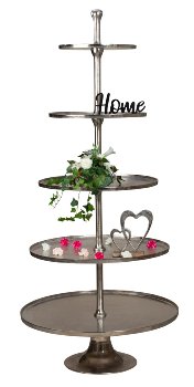 Cake stand 5 tier h=170cm (plate