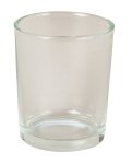 Teelichthalter Glas klar h=6,7cm d=5,5cm