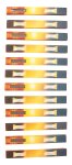 Incense sticks amber, 10pcs/pack