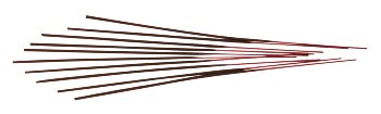 incense sticks rose, 10pcs/pack
