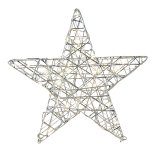 Shinning (warm white) star silver