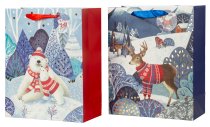 present bag xmas icebaer & reindeer