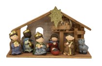Nativity set with 7 figures and