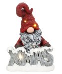 Sleepy head santa with words "XMAS" and