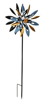 Metal-spinner (dual) "flower" as yard