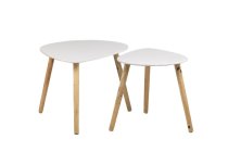 MDF side table with white tabletop, 2
