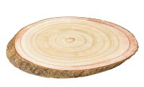 Tree Slice with bark ca. 32x22,5x3cm