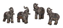Elephant with glitter stones h=10cm