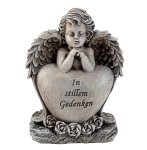 Angel grey with heart "In stillem