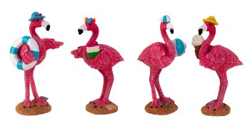 Urlaubs-Flamingo h=8,5cm b=3-4,5cm sort.