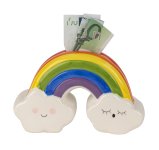 Rainbow money bank h=10cm w=16cm