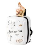 suitcase money box "Just married"
