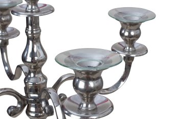 Glass drip catcher for candles d=8cm,
