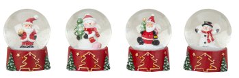 christmas waterball with snowman and