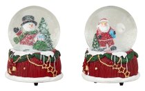 christmas waterball with snowman and