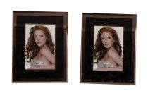 Glass picture frame with glitter h=23cm