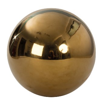 Stainless steel-ball gold d=25cm