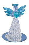 Glass angel h=8cm packed h=10,5cm in