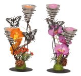 Teelichthalter mit Schmetterlingen
