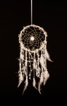 Dreamcatcher with glass pearls and