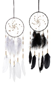 Dreamcatcher black and white with