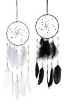 Dreamcatcher black and white with