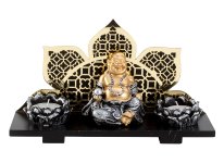 Teelichthalter-Set mit Buddha