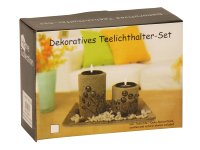 Tealightholder-set with