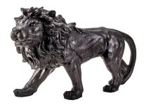 Lion black glitter standing h=42cm