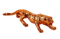 Leopard bronzefarben h=6cm b=30cm