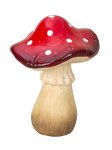 Fly agaric standing h=20cm w=14cm