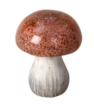 Mushroom standing h=12cm w=9cm