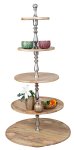 Wooden Cake Stand 5 tiers, h=158cm