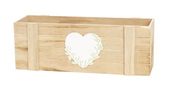 Holzbox "Home" zum Befüllen h=10cm