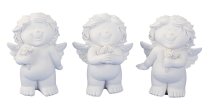 Baby angel standing with rose h=9,5cm
