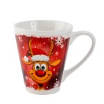 mug "funny reindeer" h=9,5cm d=8cm